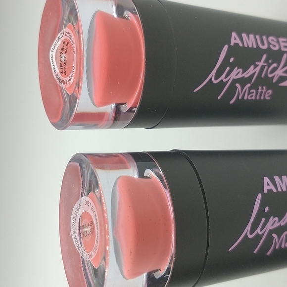 Amuse Matte Lipsticks Lip Colors Pink Shades - Picture 4 of 10